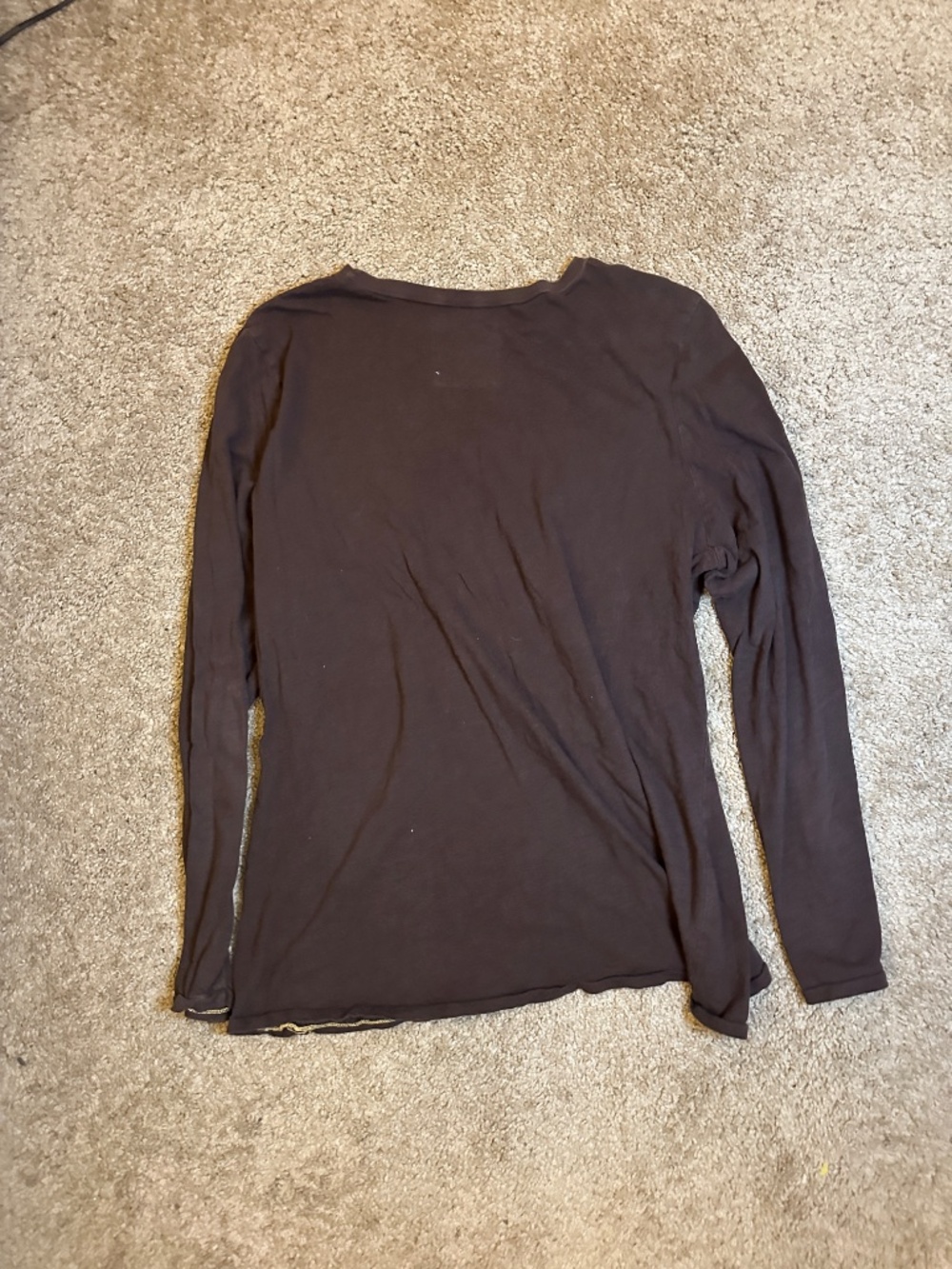 Brown and Gold Cross Detailed Shirt - Picture 5 of 5